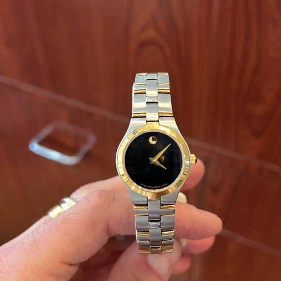 Movado Gold and Silver Watch 81E41844